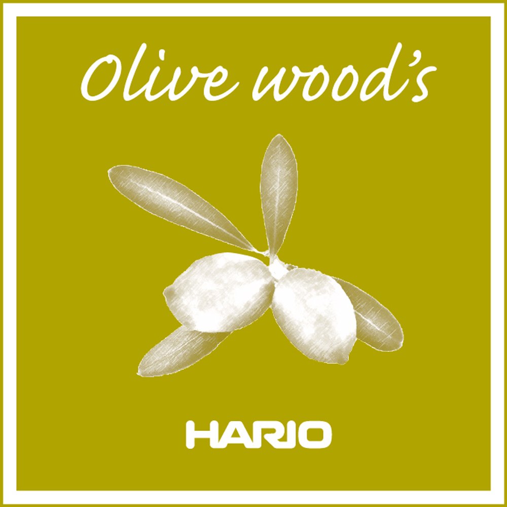 Hario Glass Coffee Server, 600ml, Olive Wood