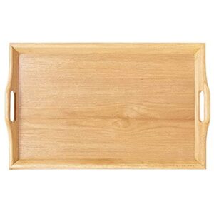g.e.t. rst-2516-n natural 25" x 16" hardwood room service tray hardwood room svc. trays collection