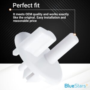241993101 Refrigerator Crisper Cover Support Replacement Part by BlueStars - Exact Fit for Frigidaire & Kenmore Refrigerators - Replaces AP4427109 1513082 240423701 7241993101 - PACK OF 4