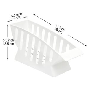 Youngever 10 Inch Dinner Plates Holder, Dish Drainer, Salad Plate Holder, Dessert Plate Holder, Dinner Plates Rack, Plastic Plates Holder