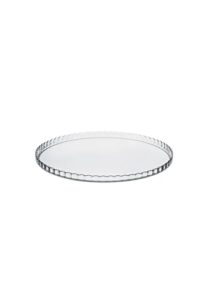 pasabahce 10345 appetizer plates, large, transparent