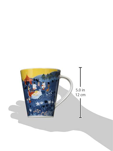 山加商店 Yamaka Shoten MM3203-35 MOOMIN Luonto Mug, 16.9 fl oz (500 ml), Large, Large Capacity, Party, Moomin Goods, Coffee Cup, Scandinavian, Tableware, Stylish, Cute, Gift, Mother's Day, Made in Japan