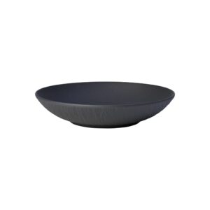 villeroy & boch manufacture rock pasta bowl, 9.5 in, premium porcelain, gray