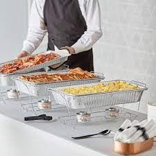 Chafing Dish Buffet Set Disposable | Buffet Servers and Warmers Buffet Set for Parties Events BBQ