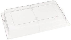 winco polycarbonate dome hinged cover, full size, medium