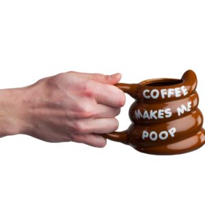 BigMouth BMMU-0024 "Coffee Makes Me Poop" Coffee Mug, 14 ounces