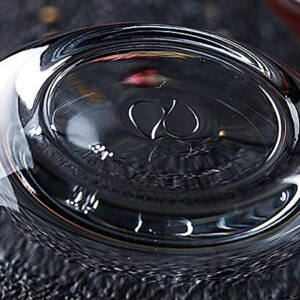 Yesland 6 Pack Glass Dip Bowls, Clear Mini Bowl Set/Dessert Bowls Set, Perfect for Ketchup, Sauce, Butter & Olive Oil