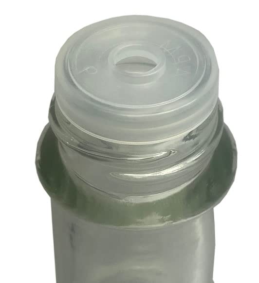 Pumpsy Concepts 24/414 Plastic CT Cap w/Dripper Orifice Reducer, for 5 oz. Woozy Bottle (Pack of 12) (Black)