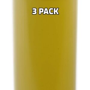 24 Oz Plastic Condiment Squeeze Bottles [3 PACK] Squirt Bottle for Sauces, Dressing, Arts and Crafts, Ketchup, Mustard, Oil, BBQ - Clear Reusable Plastic Containers, BPA Free, Dishwasher Safe