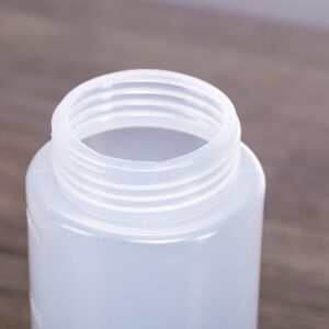 lasenersm 1 Piece Plastic Squeeze Bottle Plastic Squeeze Condiment Bottle Ketchup BBQ Sauce Dispensing Bottle with Twist On Cap Lids for Sauce Ketchup Craft Paint(12 Oz, White)