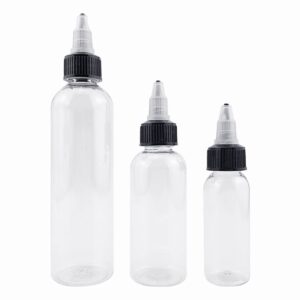 Squeeze Bottle Set, 2 Pack 120ml/90ml/60ml/30ml/15ml Plastic Condiment Squeeze Bottles for Icing, Cookie Decorating, Ketchup, BBQ, Sauces, Syrup, Condiments, Dressings, Arts and Crafts 90ML