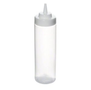 tablecraft 24 oz wide mouth squeeze bottle [set of 12]
