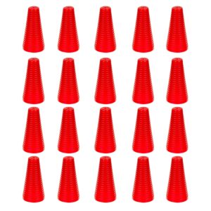 kelkaa long red tips for yorker spout caps, replacement sealer tips (pack of 20)