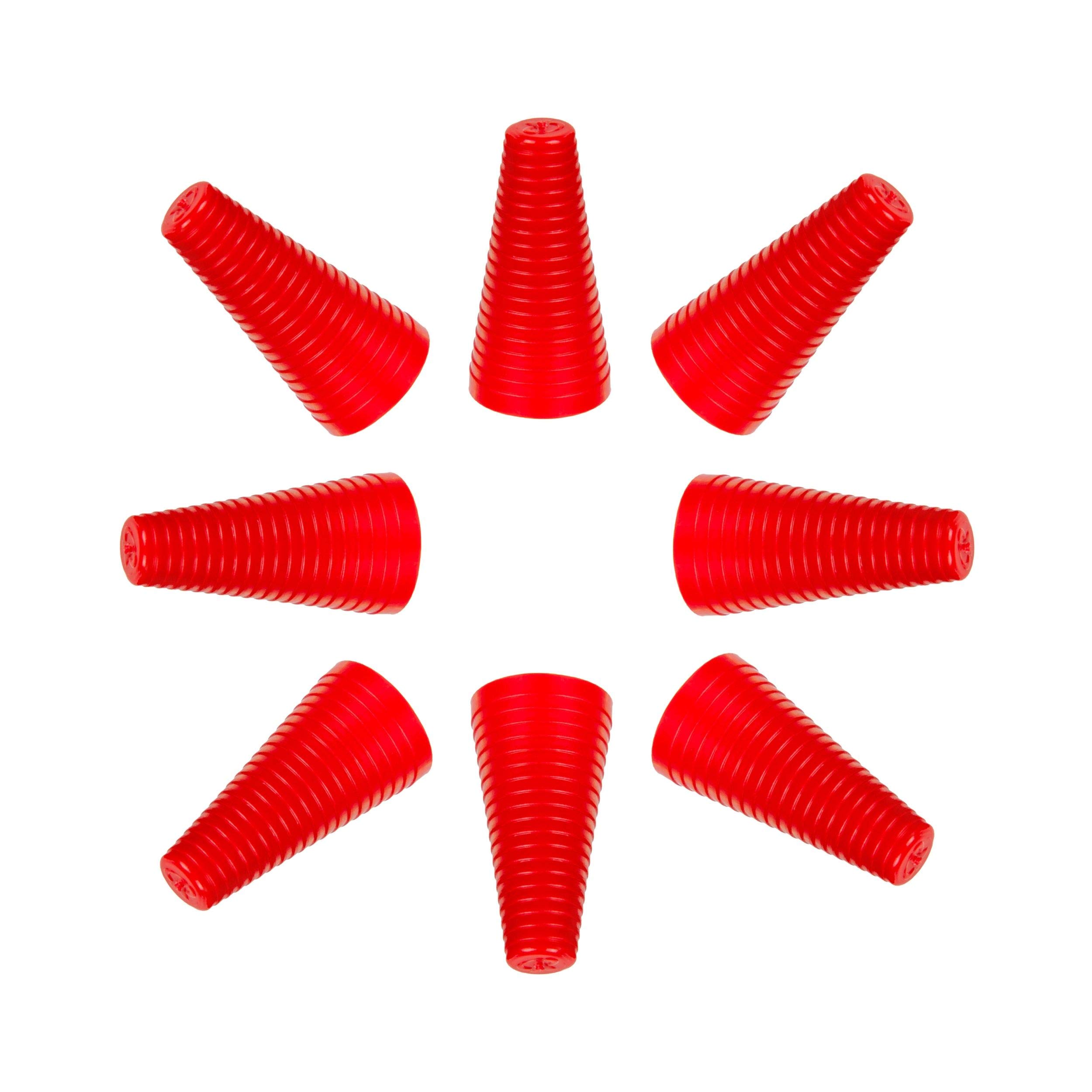 Kelkaa Long Red Tips for Yorker Spout Caps, Replacement Sealer Tips (Pack of 20)