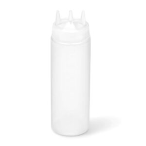traex 3324-13 clear 24 ounce tri tip squeeze dispenser
