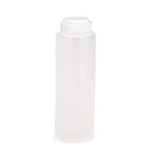 tablecraft 8 oz hinged top squeeze bottle [set of 12]