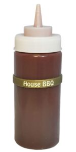 house bbq: 5 pack: squeeze bottle labels