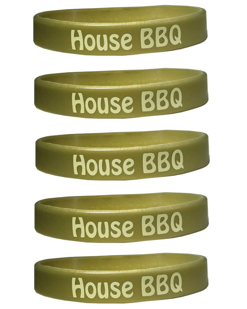 House BBQ: 5 Pack: Squeeze Bottle Labels