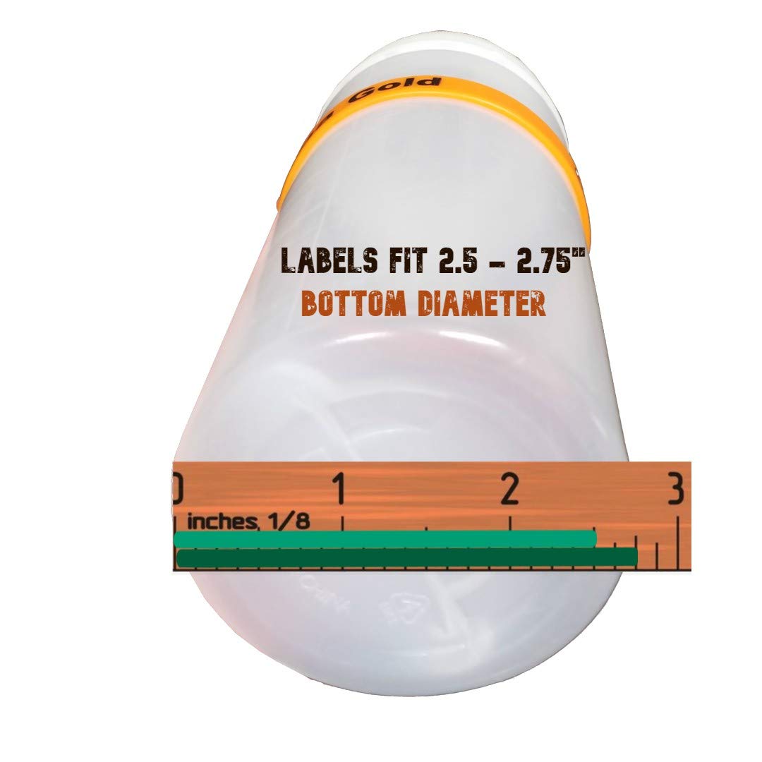 Dressing Kit A: Squeeze Bottle Labels: 5 Pack Variety