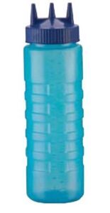 traex blue tri tip wide mouth dispenser (3324c-44)