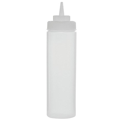 HUBERT Wide-Mouth Squeeze Bottle 24 Oz - 2 3/4" Dia x 10" H