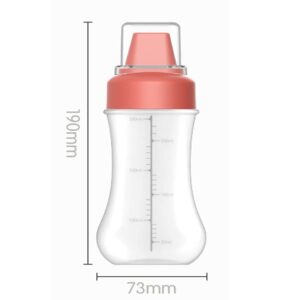 YANGZHI 4Pcs Porous Condiment Squeeze Bottle Plastic Condiment Squeeze Bottle Household Kitchen Sauce Bottle Extruded Condiment Bottle For Ketchup,Salad,Bbq (Blcak)