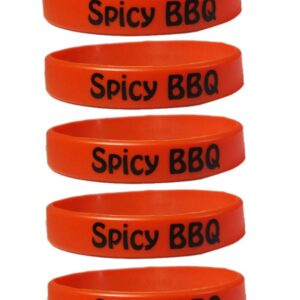 Spicy BBQ: 5 Pack: Squeeze Bottle Labels