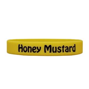 honey mustard: squeeze bottle labels: 5 pack