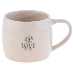 karma gifts reese ceramic mug - 16-ounce coffee cup - cute mugs for women and men - bee