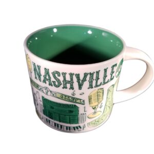 Starbucks Nashville Been There Series Ceramic Coffee Mug, 14 oz