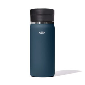 oxo good grips 16oz travel coffee mug with leakproof simplyclean™ lid - dark cobalt