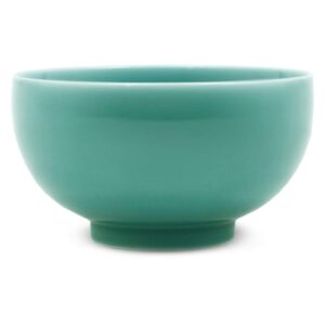 hakusan porcelain 6 size deep men bowl, celadon, Φ7.1 x 3.7 inches (18 x 9.5 cm), 50.1 fl oz (1,500 ml), hasami yaki, made in japan