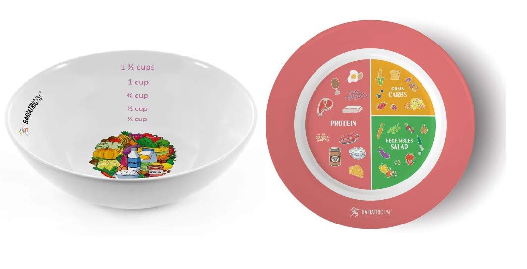 BariatricPal Bariatric Portion Control Plate & Bowl Set