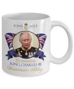cyber hutt west king charles iii coronation 2023 commemorative coffee mug v2