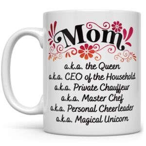 funny mom coffee mug, mother's day cup, birthday gift for mama from daughter son