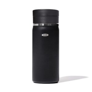 oxo good grips 16oz travel coffee mug with leakproof simplyclean™ lid - onyx