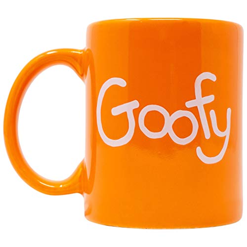 Disney Goofy Face Orange 11 Ounce Mug