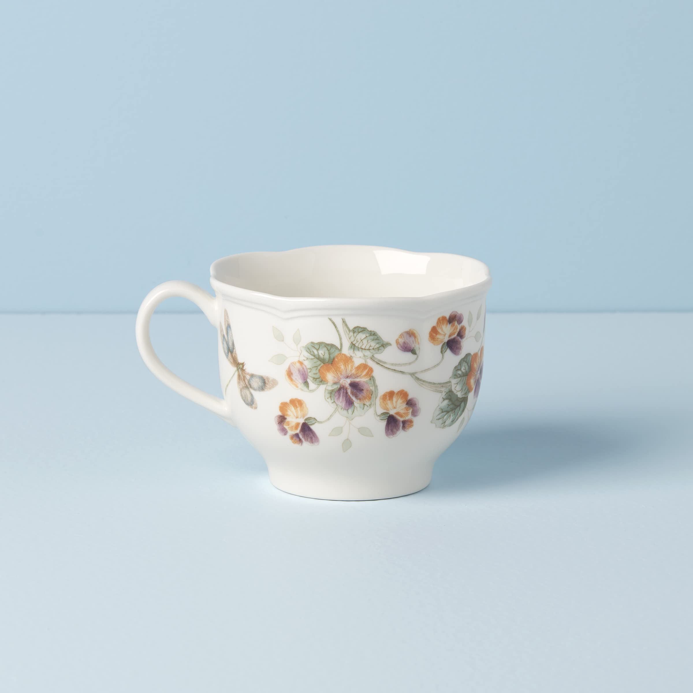 Lenox Butterfly Meadow 2-Piece Latte Mug Set, 1.70 LB, Multi