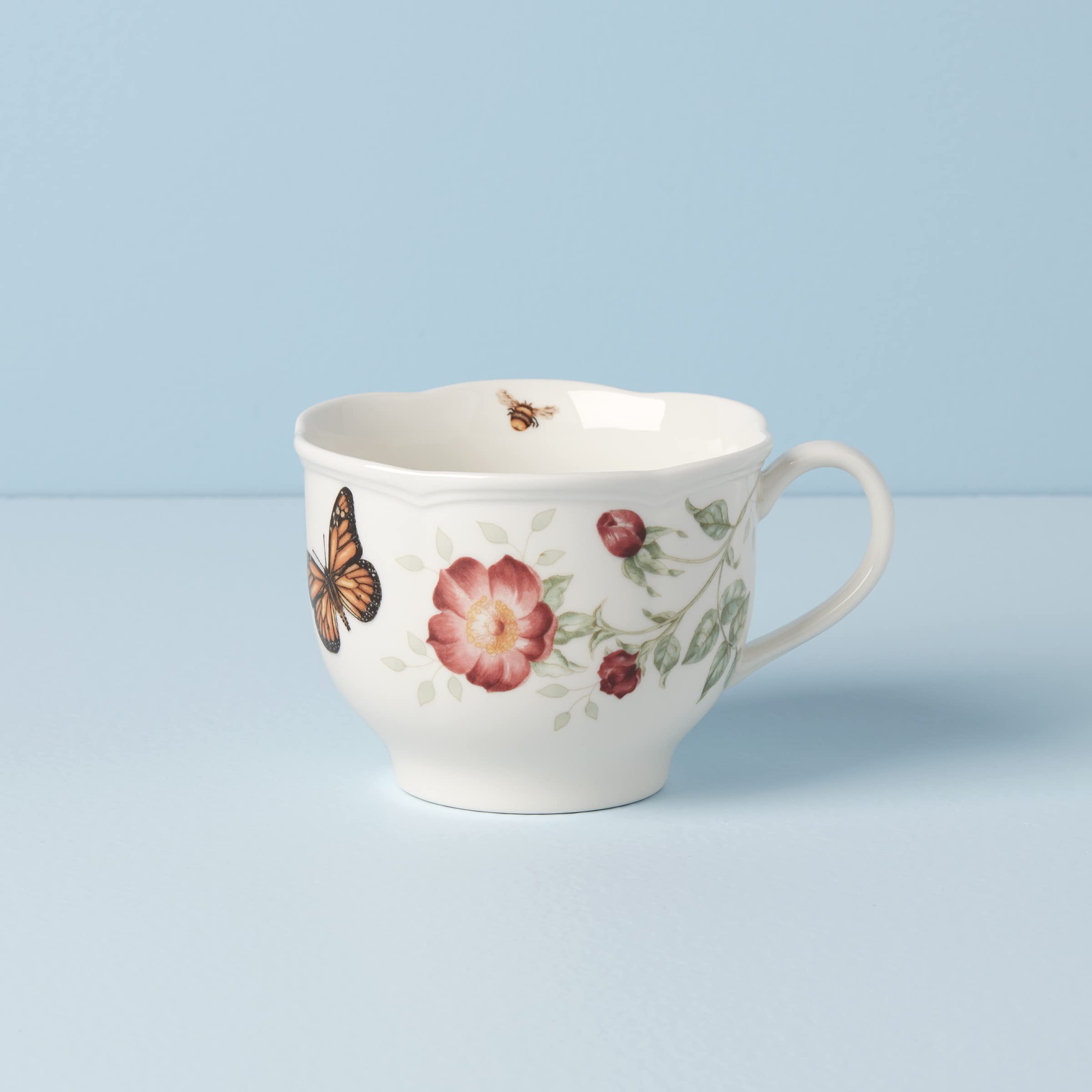 Lenox Butterfly Meadow 2-Piece Latte Mug Set, 1.70 LB, Multi