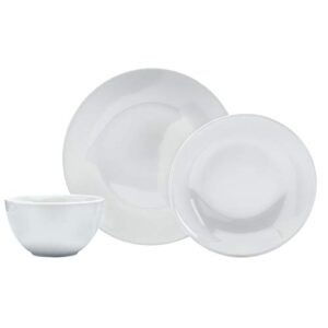 denmark white catering 4 pack dinnerware sets- parties, weddings, holiday, 4 pack tall 20 ounce latte mug