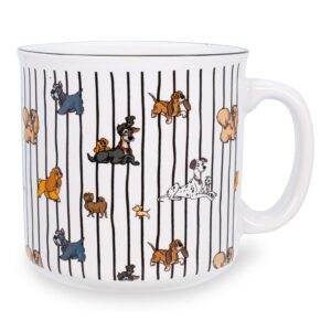 disney dogs ceramic camper mug | holds 20 ounces