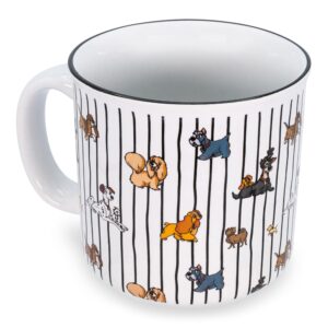 Disney Dogs Ceramic Camper Mug | Holds 20 Ounces