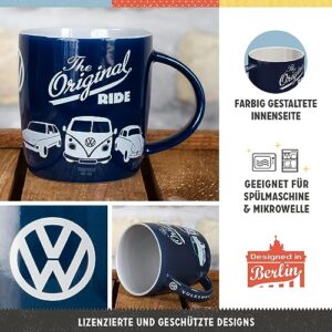 Nostalgic-Art Retro Coffee Mug, Volkswagen – The Original Ride – VW Bus gift idea, Large Ceramic Cup, Vintage Design, 11.2 oz