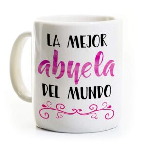 la mejor abuela del mundo coffee mug - spanish best grandma grandmother in the world - latina regalo