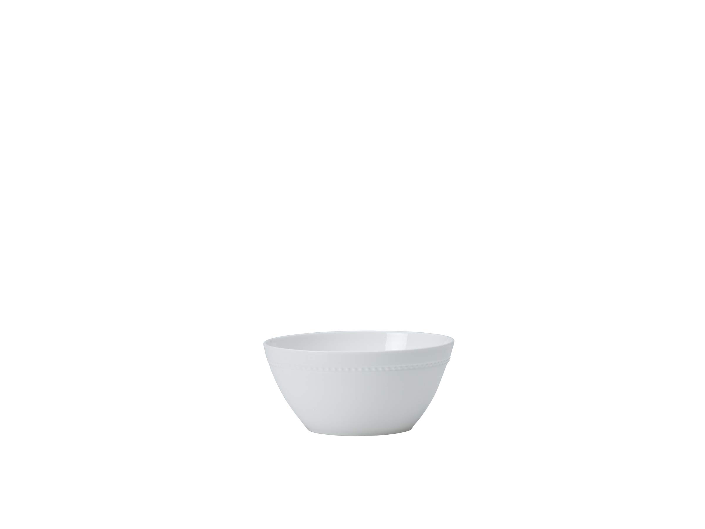 Mikasa Loria 16-Piece Bone China Dinnerware Set - Dishwasher & Microwave Safe, Service for 4, White