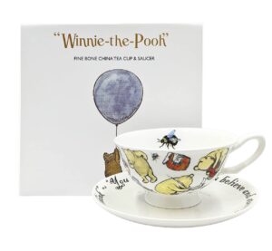 teacups london winnie the pooh tea cup & saucer