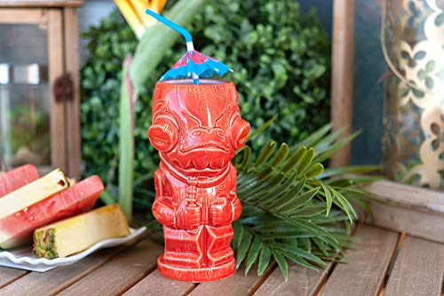 Geeki Tikis Star Wars Admiral Ackbar Mug | Official Star Wars Collectible Tiki Style Ceramic Cup | Holds 19 Ounces