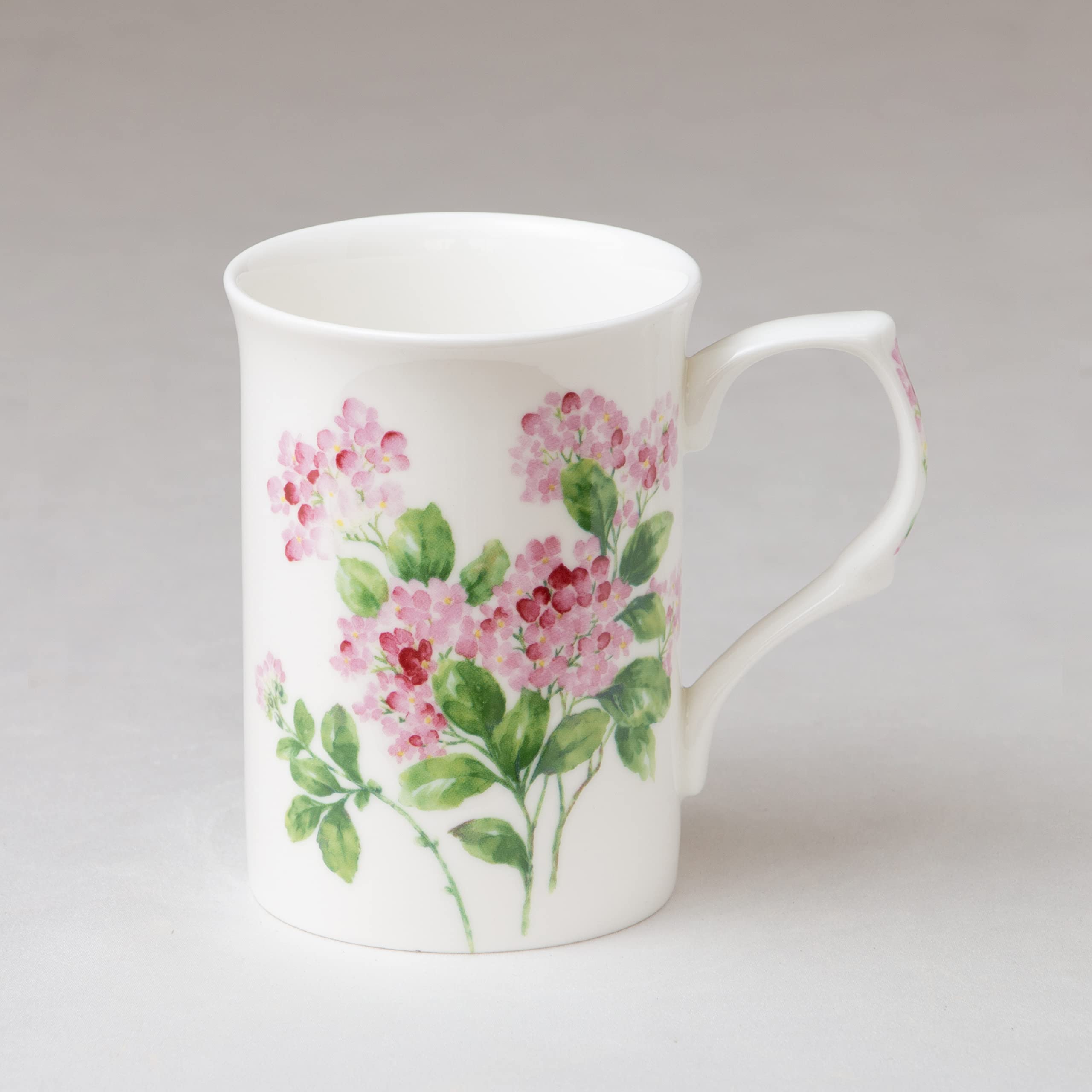 Grace Teaware Bone China Coffee Tea Mugs 9-Ounce, Assorted Set of 4 (Spring Floral)