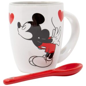 Disney Mickey and Minnie Kissing 4 Ounce Espresso Mug