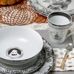 The Nightmare Before Christmas 16-Piece Ceramic Dinnerware Set